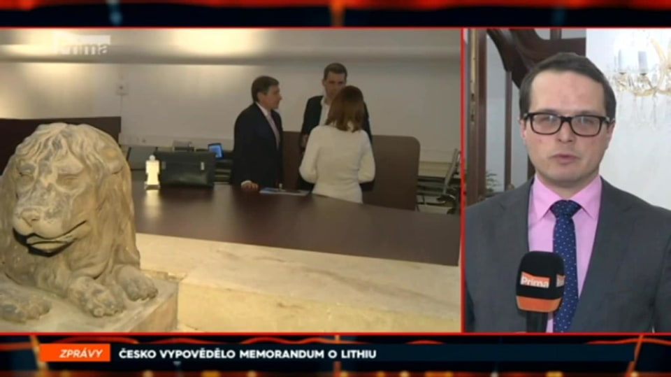 1. 3. 2018 ZPRÁVY: ČESKO VYPOVĚDĚLO MEMORANDUM O LITHIU